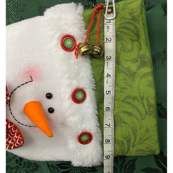 Snowman Christmas Decor Candy Bag Drawstring Bag Xmas Gift Bag - Picture 8 of 8
